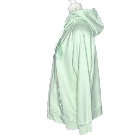 The North Face Women’s Mint Green Half Dome Hooded Long Sleeve Sweatshirt L/C44 - Picture 3 of 16